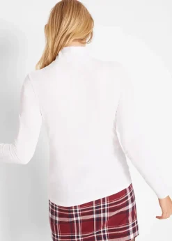 Langarmshirt mit reiner Bio-Baumwolle