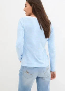 Langarmshirt mit reiner Bio-Baumwolle