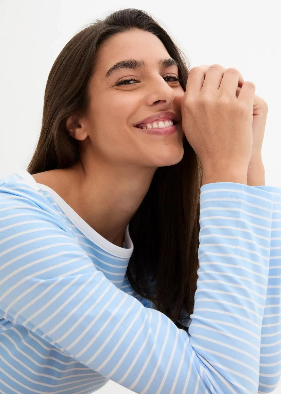 Langarmshirt mit reiner Bio-Baumwolle