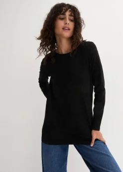 Langarm-Shirt mit reiner Bio-Baumwolle