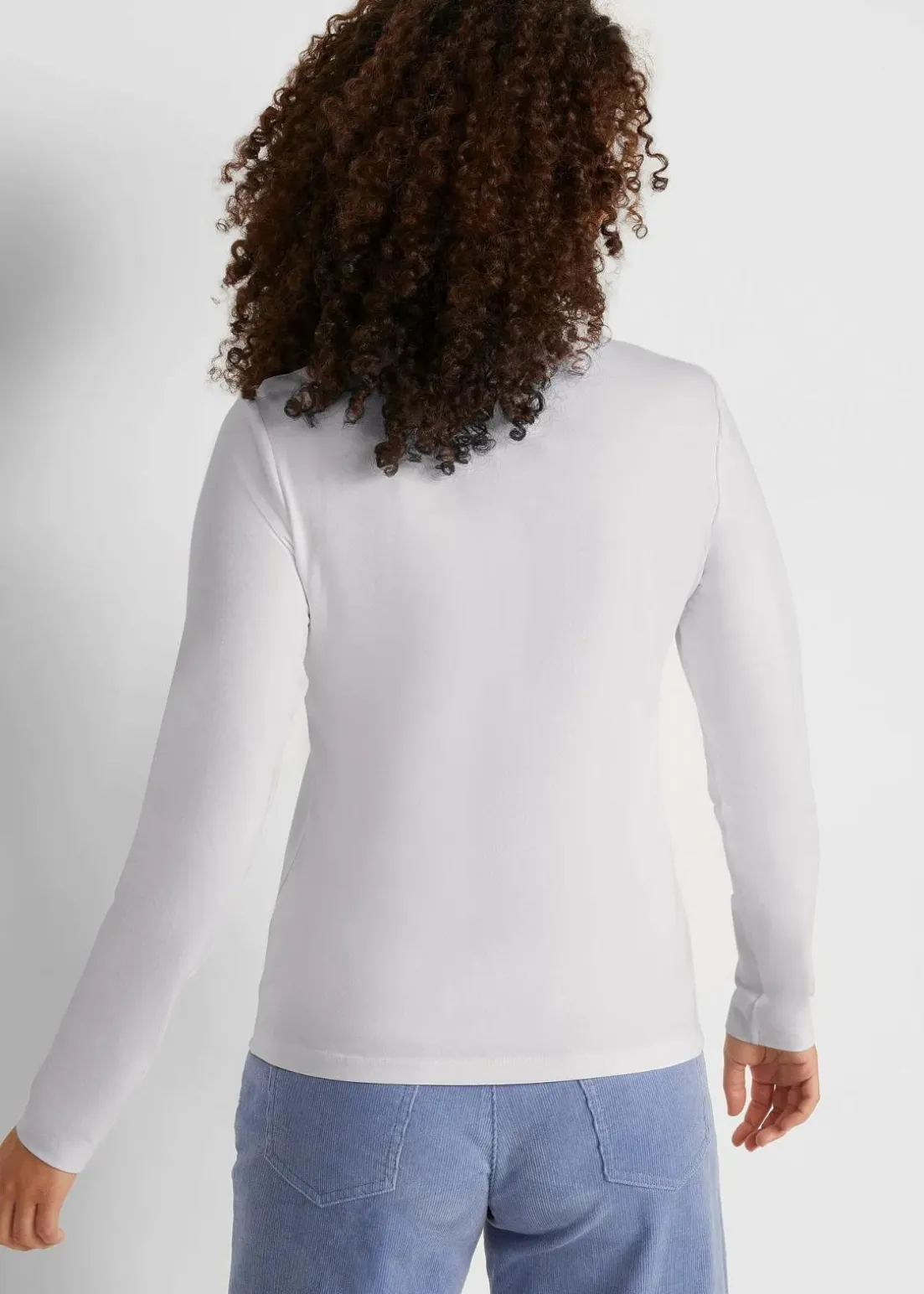 Langarmshirt mit reiner Bio-Baumwolle (2er Pack)