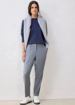 Langarmshirt mit Seidenanteil