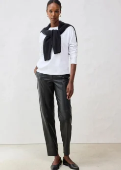 Langarmshirt mit Seidenanteil