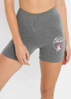 Lange Damen Boxer mit hohem Bund (4er Pack)