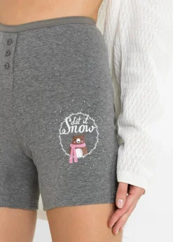 Lange Damen Boxer mit hohem Bund (4er Pack)