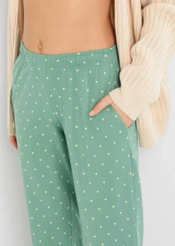 Lange Pyjamahose aus reiner Baumwolle (2er Pack)