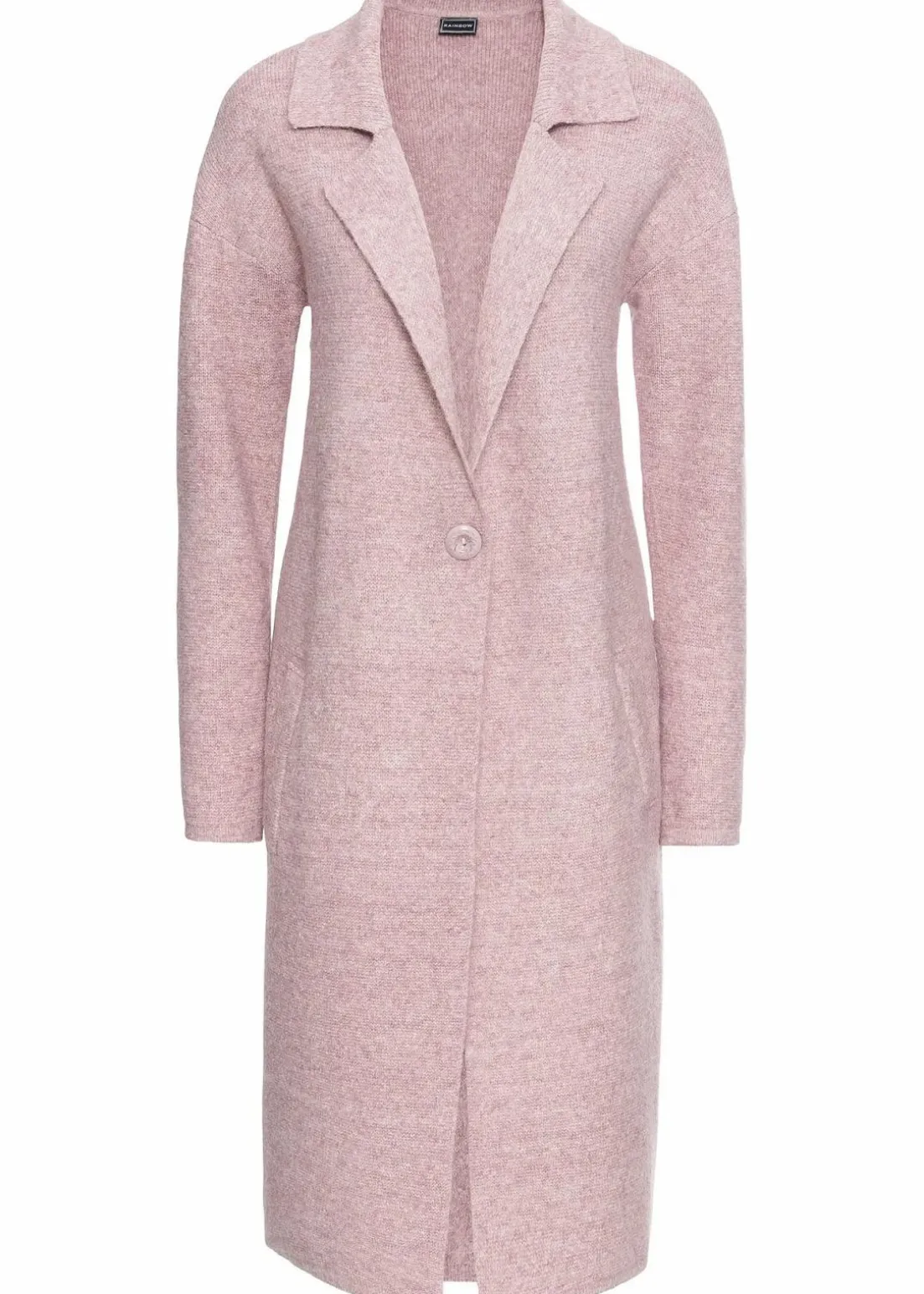 Langer Strickmantel im Loose Fit