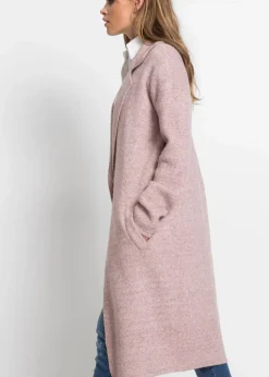 Langer Strickmantel im Loose Fit