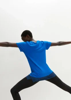 Langes Sport-Shirt 2-in-1-Optik