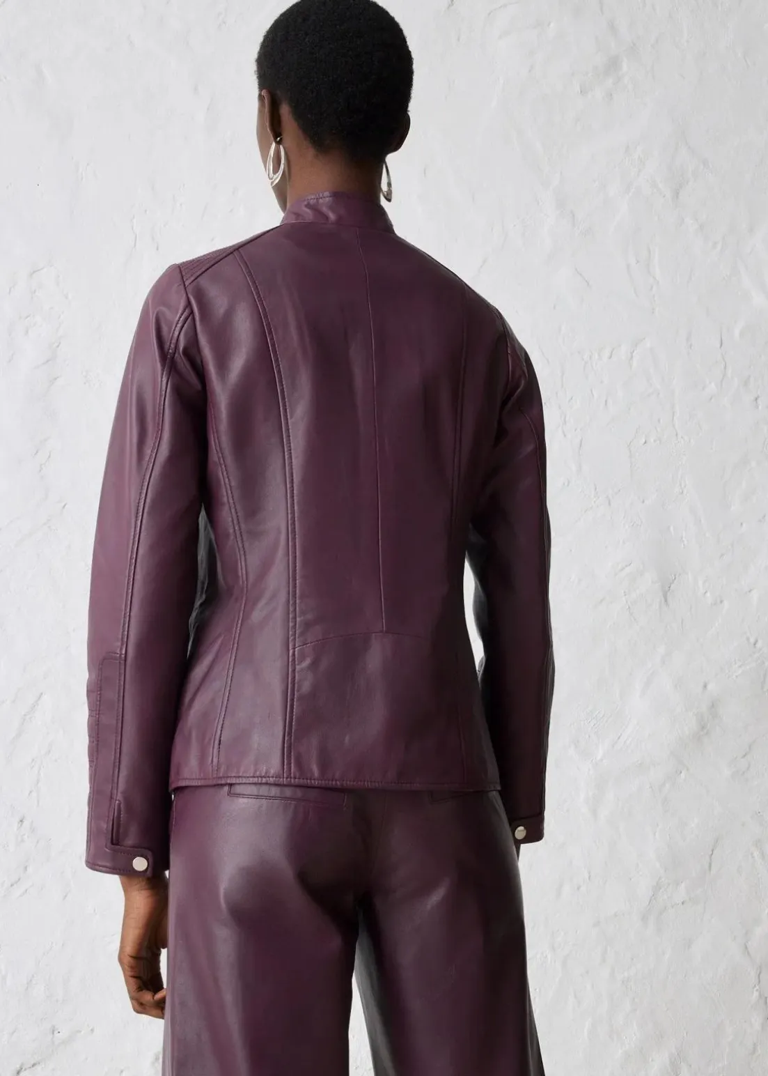 Lederjacke aus Lammnappa