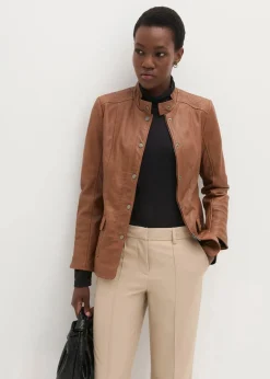 Lederjacke aus Lammnappa