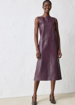 Lederkleid aus Lammnappa