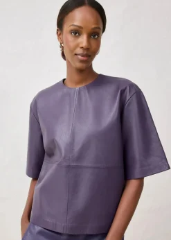 Leder-Tunika aus Lammnappa