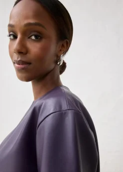 Leder-Tunika aus Lammnappa