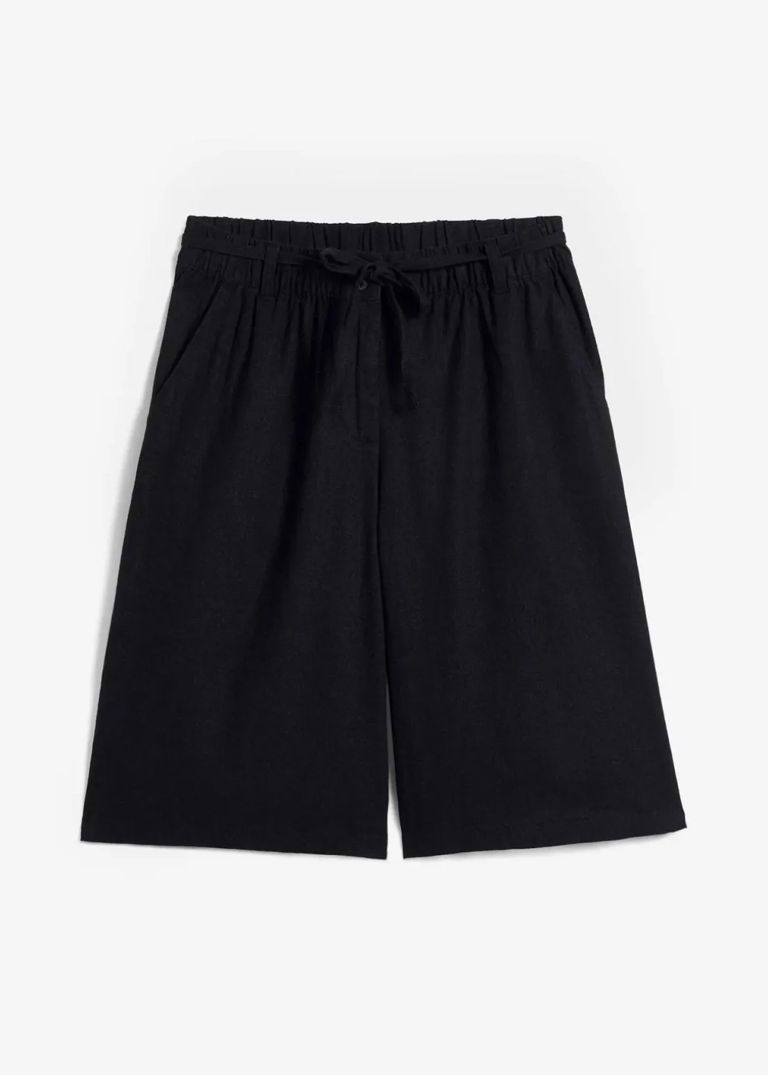 Legere Bermuda mit Leinen