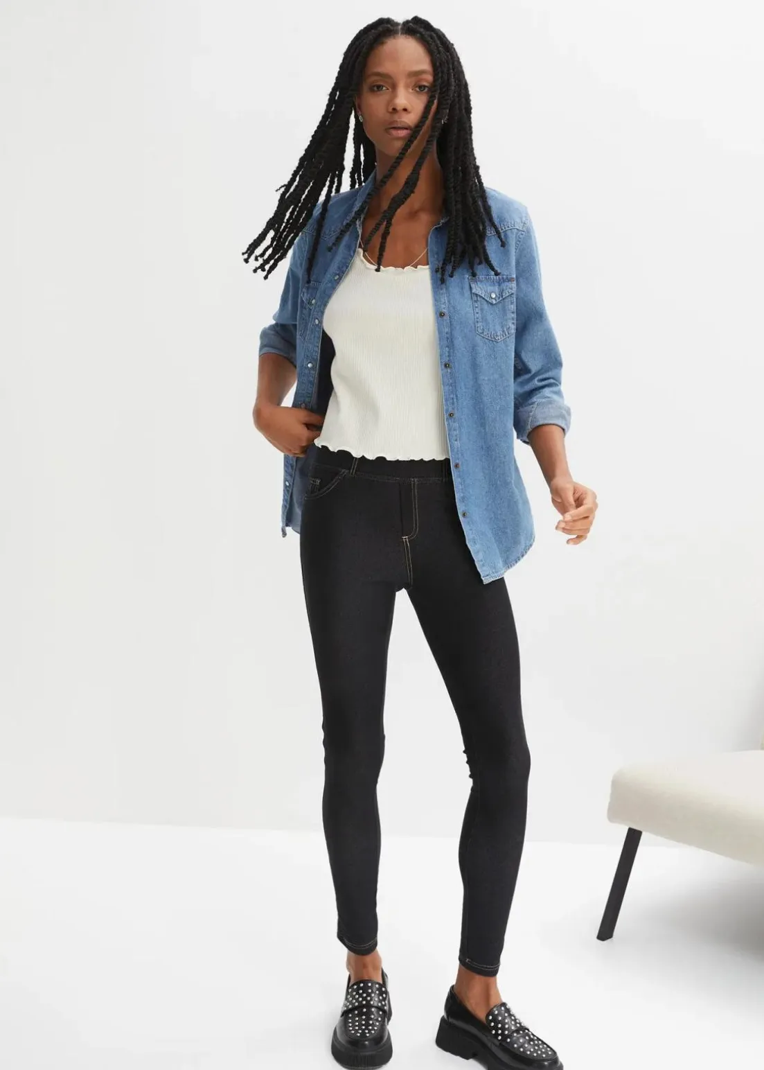 Leggings in Jeansoptik