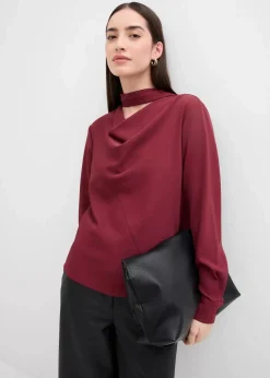 Leicht glänzendes Blusenshirt