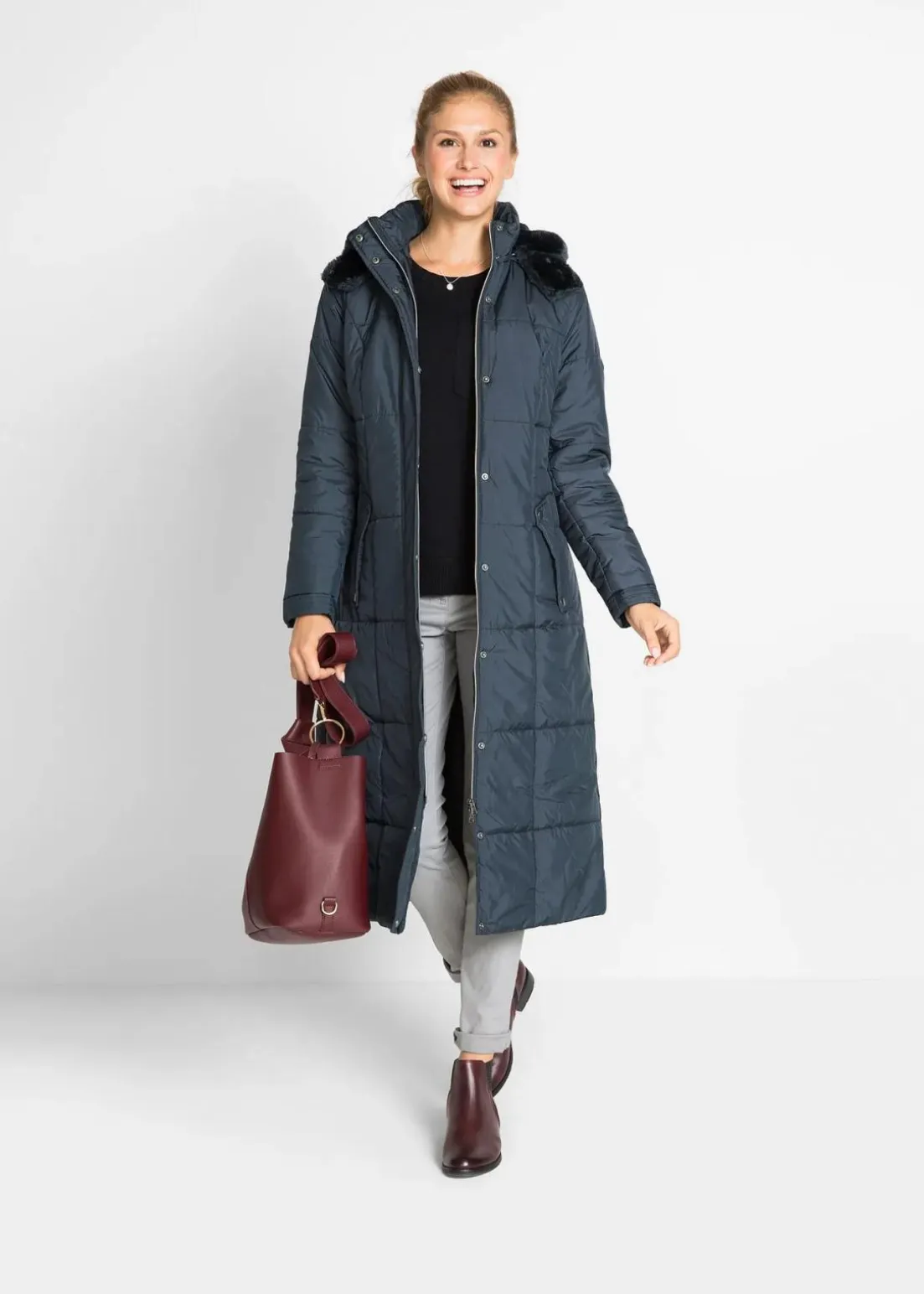 Leichter Steppmantel