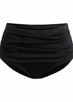 Light Highwaist Shape-Bikinihose mit Raffung