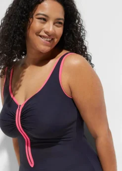 Light Shape Badeanzug mit Reißverschluss