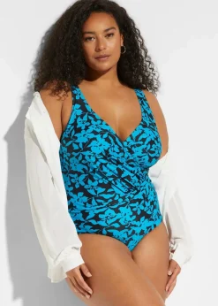 Light Shape-Badeanzug in Wickeloptik