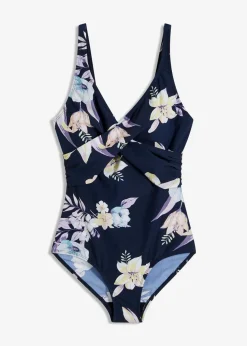 Light Shape-Badeanzug mit Wickel-Optik