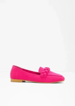 Loafer mit Flechtdetails