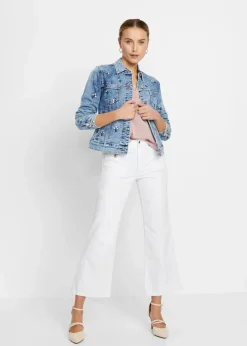 Lockere Satin-Kurzarmtunika mit überschnittenen Schultern