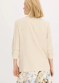 Lockerer 3/4-Arm-Blazer aus Viskose