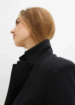 Longblazer aus Baumwoll-Jersey