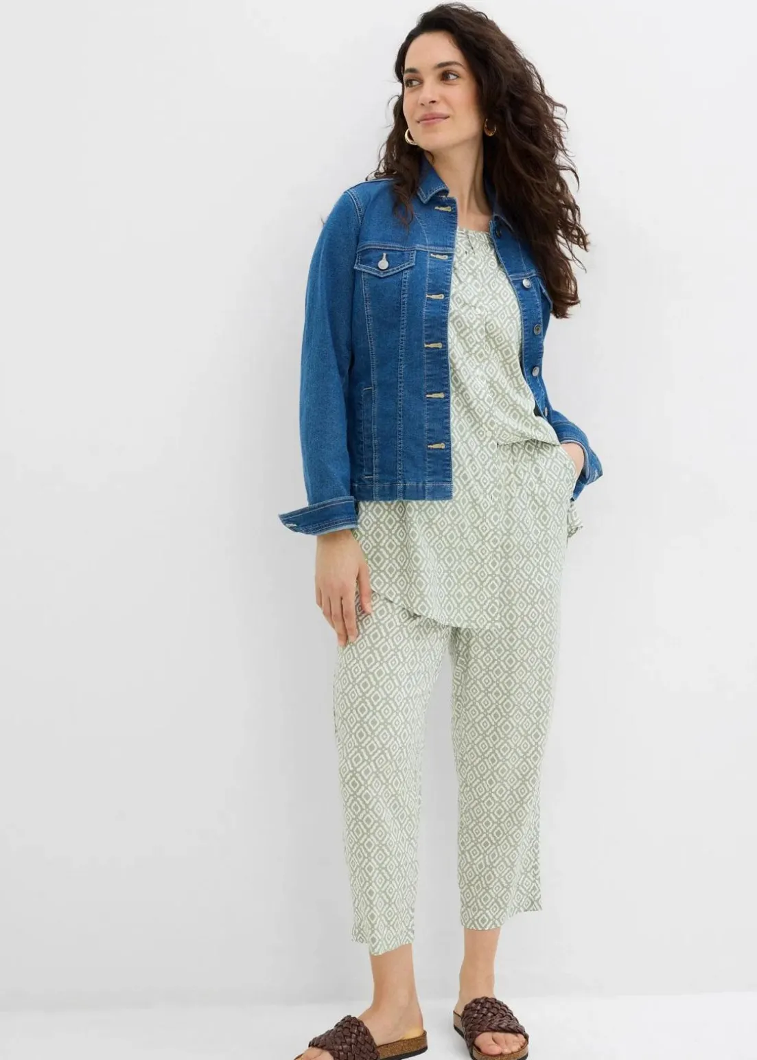 Longbluse aus softer Viskose