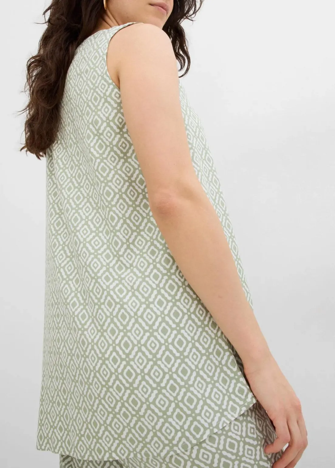 Longbluse aus softer Viskose