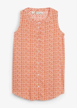 Longbluse aus softer Viskose