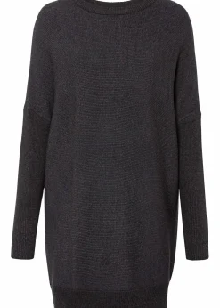 Long-Pullover aus Viskose-Mix