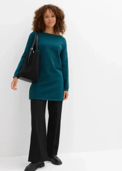 Longpullover mit recycelter Baumwolle