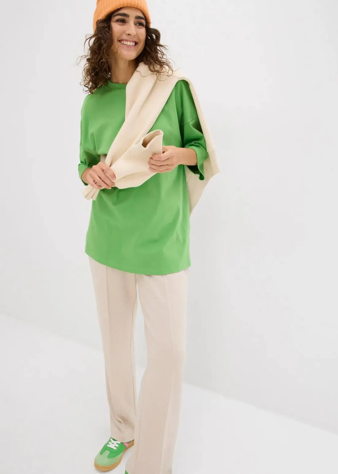 Longshirt aus Interlock