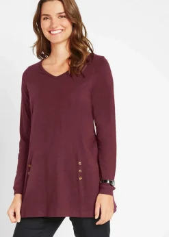 Longshirt aus reiner Baumwolle