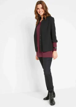 Longshirt aus reiner Baumwolle