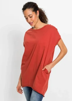 Longshirt aus reiner Baumwolle