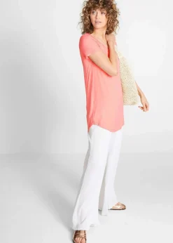 Longshirt aus softer Viskose