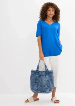 Longshirt aus softer Viskose