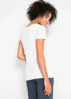 Longshirt mit Schriftzug (2er Pack)