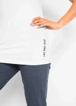 Longshirt mit Schriftzug (2er Pack)