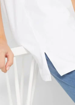 Longshirt mit V-Ausschnitt (2er Pack)