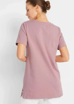 Longshirt mit V-Ausschnitt (2er Pack)