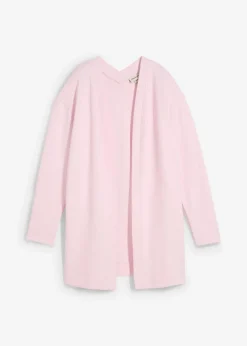 Long-Sweatjacke aus weichem Baumwoll-Mix