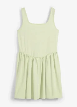 Long-Top aus elastischem Baumwoll-Mix