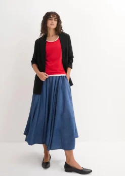 Long-Top aus reiner Baumwolle (5er Pack)