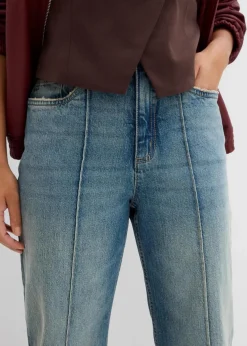 Loose Straight-Jeans High Waist