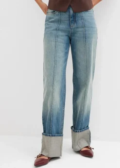 Loose Straight-Jeans High Waist